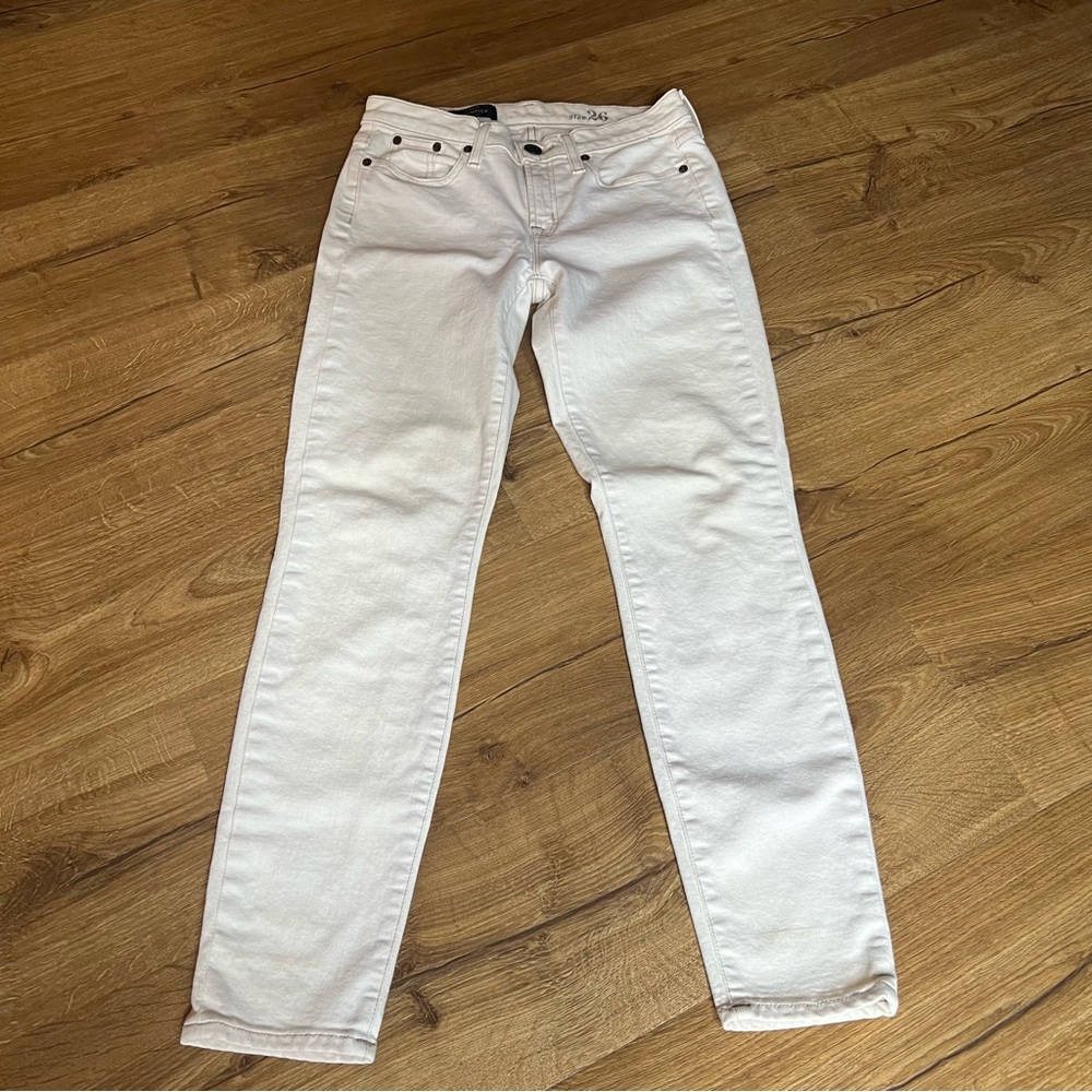 J.Crew Toothpick Skinny Jeans – Off White – Size 26